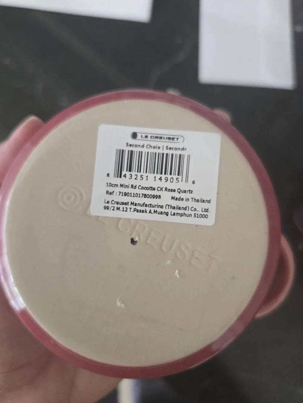 Le Creuset Mini Cocotte w/ Lid - 8 Oz - Rose Quartz - NWOB
